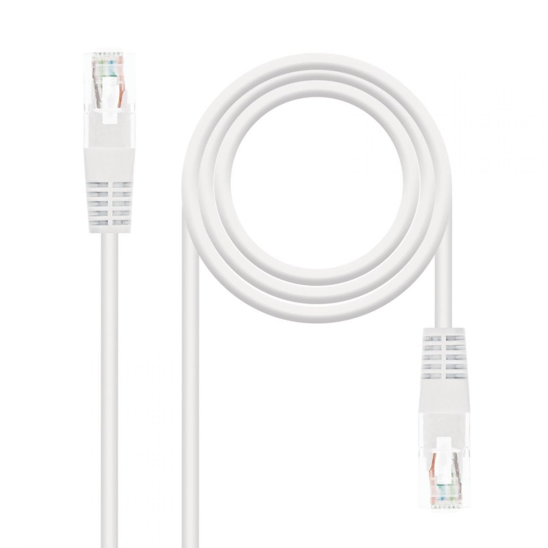 Nanocable RJ45 Cat.5e UTP AWG24 2m Blanco(10.20.0102-W)