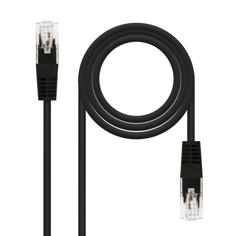 Latiguillo Nanocable Cat6 0.3m Negro(10.20.0400-L30-BK)