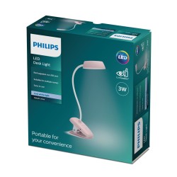 Lámpara de Mesa Philips LED 175L 3W Rosa (929003179607)