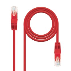Latiguillo Nanocable Cat.6 UTP 1m Rojo (10.20.0401-R)