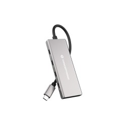 Hub CONCEPTRONIC USB-C a 4xUSB-C/3xUBC-A (HUBBIES17G)
