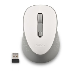 Ratón NGS Dew White Wireless 1600dpi Blanco (DEWWHITE)