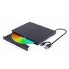 Lector DVD GEMBIRD DVD±RW USB-C 3.0 Negro (DVD-USB-03)