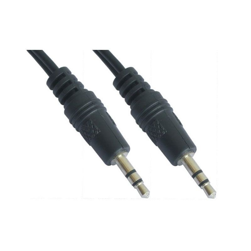 Nanocable 3.5mm/M a 3.5mm/M 0.3m Negro (10.24.0100)