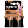 Pack 2 Pilas Duracell C Alcalinas 1.5V (LR14/MN1400)
