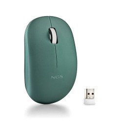 Ratón NGS FOG Pro Óptico RF 2.4GHz Verde (FOGPROGREEN)