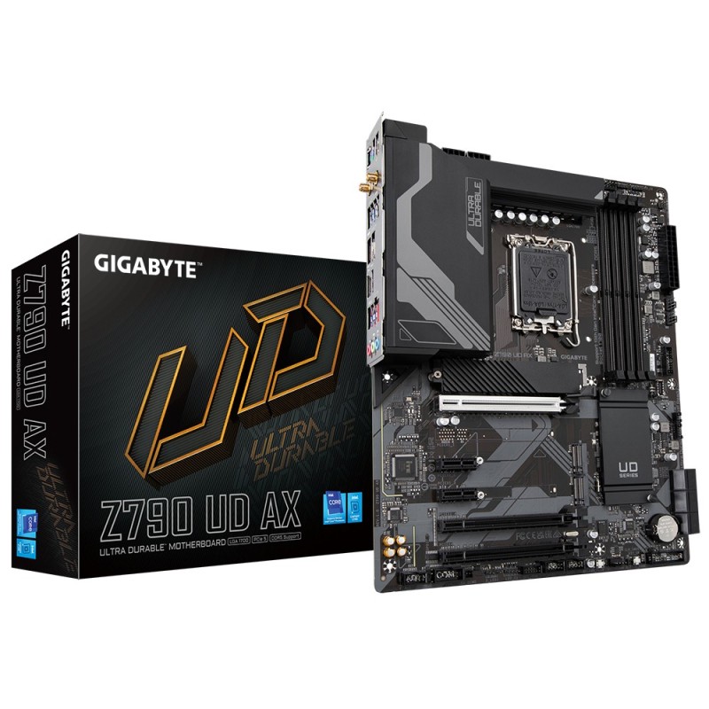 GIGABYTE Z790 UD AX: (1700) 4DDR5 USB DP HDMI RJ45 ATX