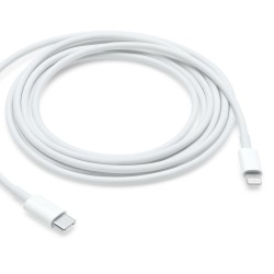 Cable Apple USB-C/M a Lightning/M 2m Blanco (MW2R3ZM/A)