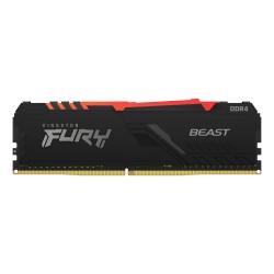 Módulo Kingston DDR4 8Gb 3600 FURY RGB (KF436C17BBA/8)