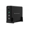 Cargador CONCEPTRONIC 65W 3USB-A 1USB-C Negro (OZUL01B)