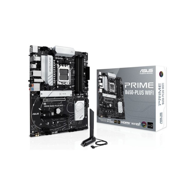 ASUS PRIME B650-PLUS WIFI: (AM5) 4DDR5 HDMI DP RJ45 ATX