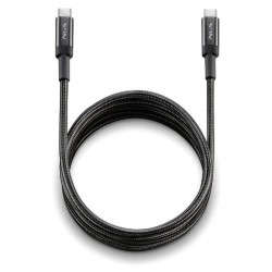 Cable NGS USB-C/M a USB-C/M 65W 2m Negro (KNOT65W-2)