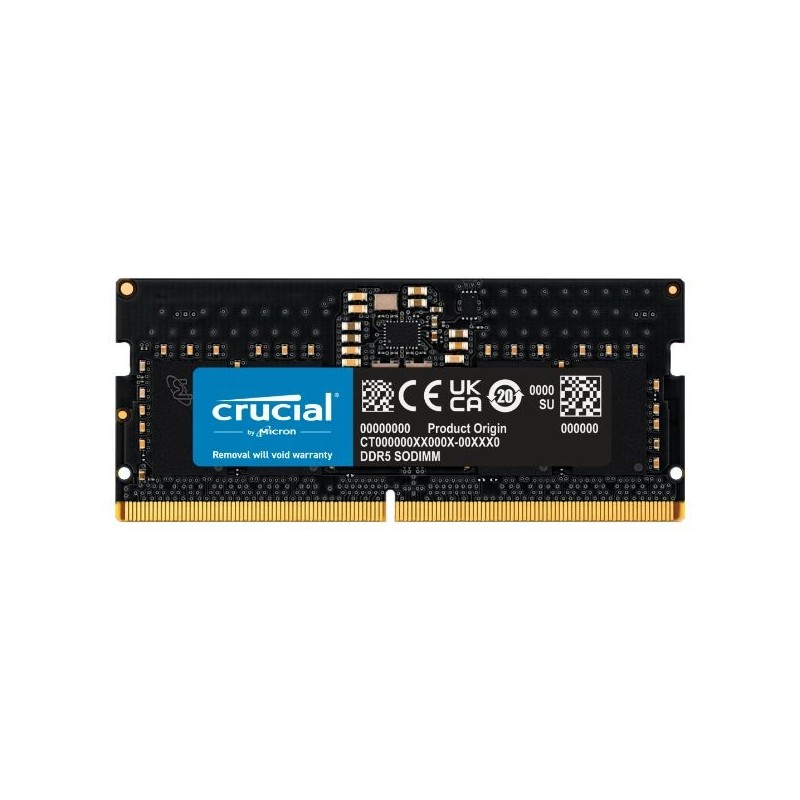 Módulo CRUCIAL DDR5 8Gb 5600MHz Sodimm (CT8G56C46S5)