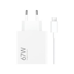 Cargador de Pared XIAOMI 67W USB-A Blanco (BHR9465EU)