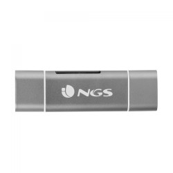 Hub NGS 5en1 1xUSB 2.0 1xmUSB Gris/Blanco (ALLY READER)