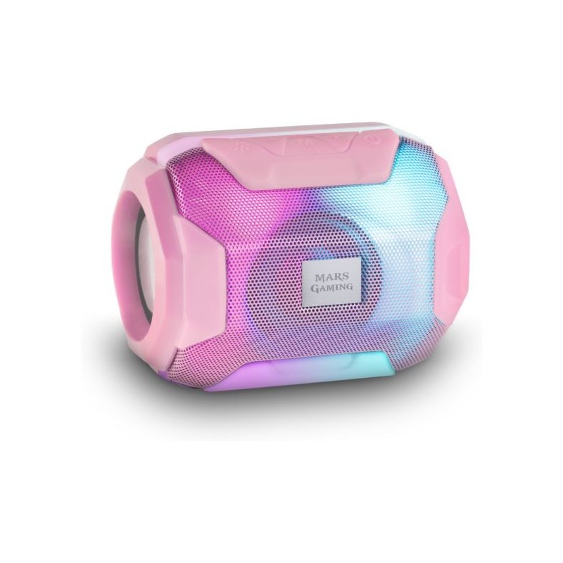 Altavoz Mars Gaming 10W mUSB BT 5.0 RGB Rosa (MSBAXP)