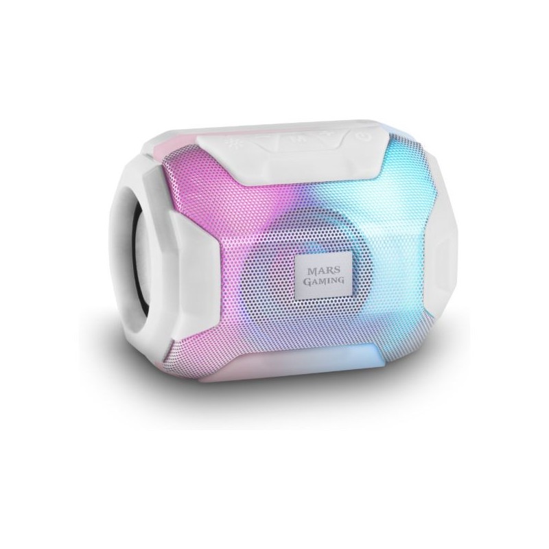 Altavoz Mars Gaming 10W mUSB BT 5.0 Blanco (MSBAXW)