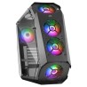 Caja Mars Gaming Premium ARGB ATX mATX Negra (MC51)