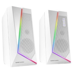 Altavoces Mars Gaming 2.0 BT 5.0 RGB 20W Blancos (MS7W)
