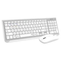 T+Ratón SUBBLIM Dual Blanco/Plata (SUBKBC-DCEP10)