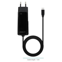 Cargador TooQ USB-C PD 65W Negro (TQLC-USBCGAN65PD-C)