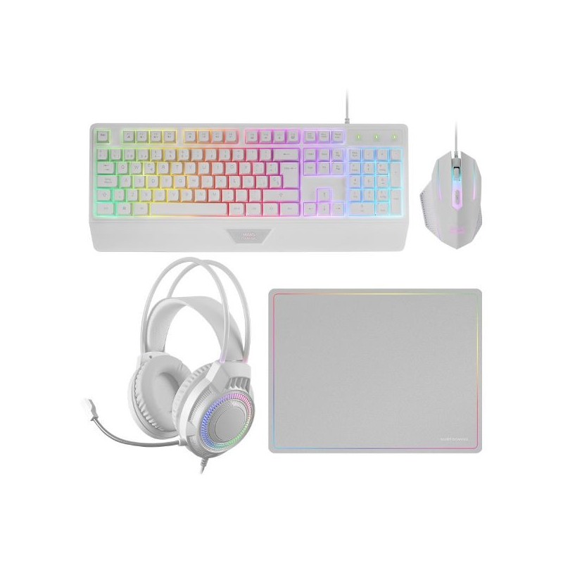 Kit Mars Gaming T+Ratón+Auric+Alfombrilla(MCP124PROWES)
