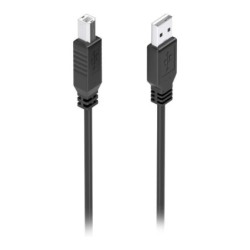 Cable AISENS USB-A/M a USB-B/M 15m Negro (A101-0906)