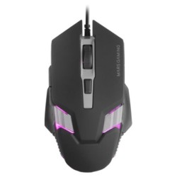 Ratón Mars Gaming Óptico RGB USB 4000dpi Negro (MM024)