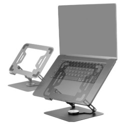 Soporte Mars Gaming 17in Giratorio/Plegable Negro(MARSN)