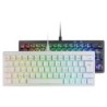 Teclado Mars Gaming RGB USB-C Blanco (MKMINIPROWBES)