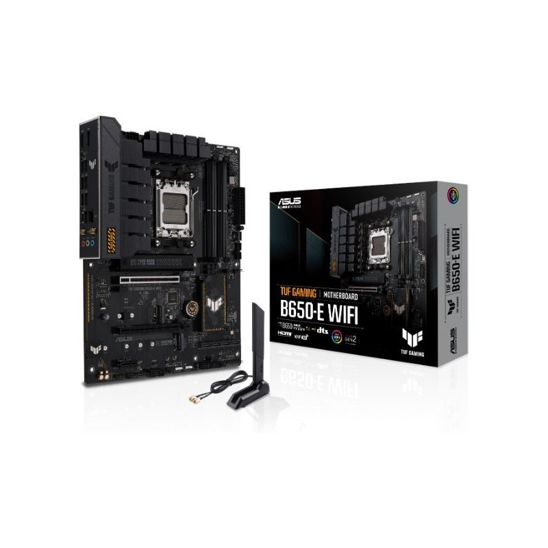 ASUS TUF GAMING B650-E WIFI:(AM5) 4DDR5 USB DP HDMI ATX