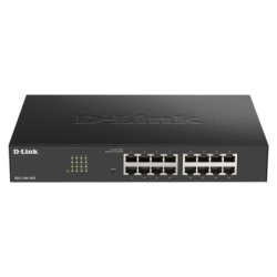 Switch D-Link 16xRJ45 GbE Rack Negro (DGS-1100-16V2/E)