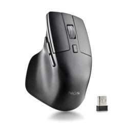 Ratón NGS Recargable Wireless BT 3.0/5.0 Negro (HIT-RB)
