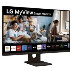 Monitor Smart LG 27in IPS FHD WebOS 23 Negro (27SR50F-B)