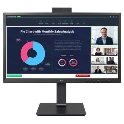 Monitor LG 24in LED IPS FHD WebCam Negro (24BP75CP-B)