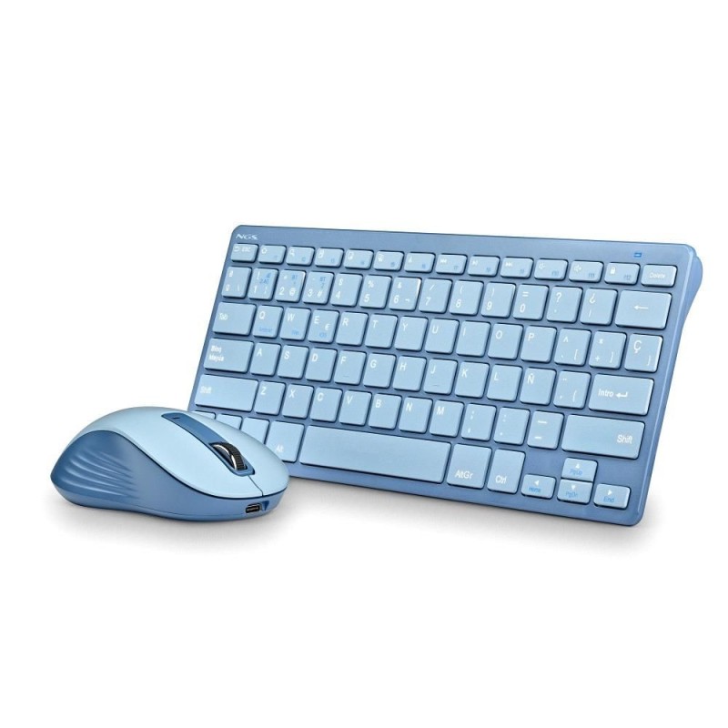 T+Ratón NGS Recargable Wireless Azul (FANTASYKITBLUE)