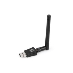 Adaptador LevelOne USB WiFi 2.4GHz Negro (WUA-0617)