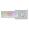 Pack Mars Gaming T+Ratón+Alfombrilla Blanco (MCP124WES)