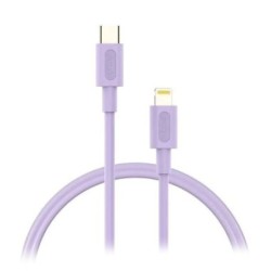 Cable NUBBEH USB-C/Lightning 1m 2A Lila (NBTCABLCLP1)