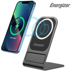 Cargador Inalámbrico Energizer Qi 15W Gris (WCP109)