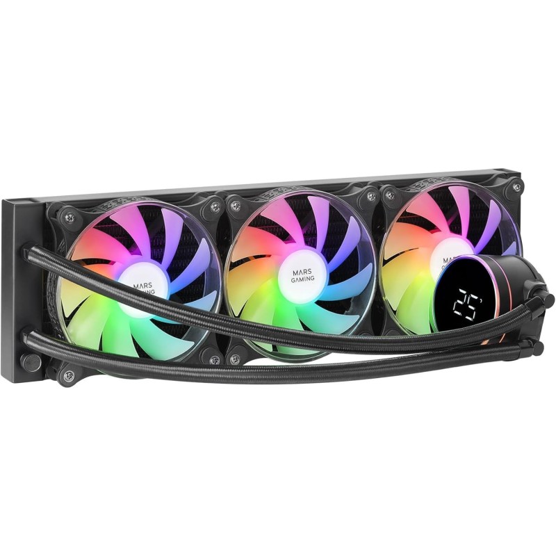 Ref. Líquida Mars Gaming 3x120mm FRGB 600W (MLLCD360)