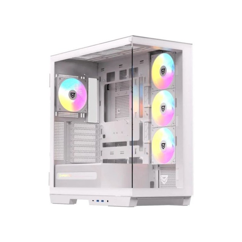 Caja Nfortec Ursa ARGB ATX ITX EATX Blanca(NF-CS-URSAW)