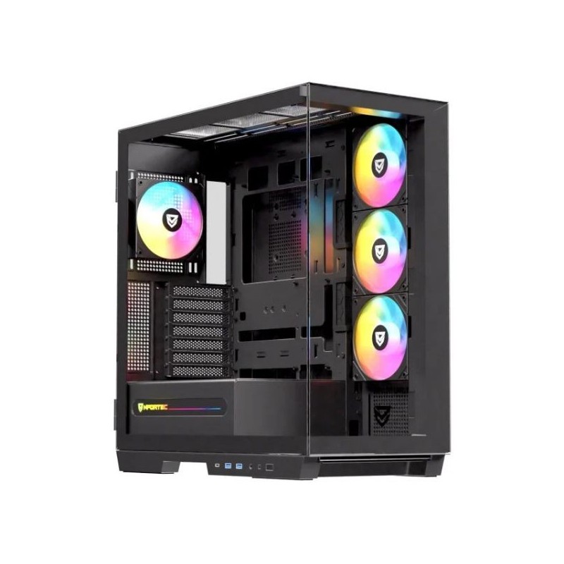 Caja Nfortec Ursa ARGB ATX ITX EATX Negra(NF-CS-URSA-B)