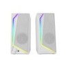 Altavoces Mars Gaming 2.0 15W RGB 3.5mm Blancos (MS72W)