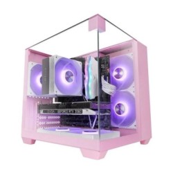Caja Mars Gaming mATX Mini-ITX Rosa (MCVISIONMP)