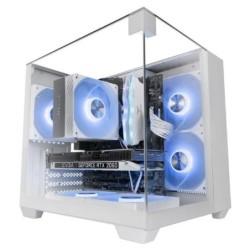 Caja Mars Gaming mATX Mini-ITX Blanca (MCVISIONMW)
