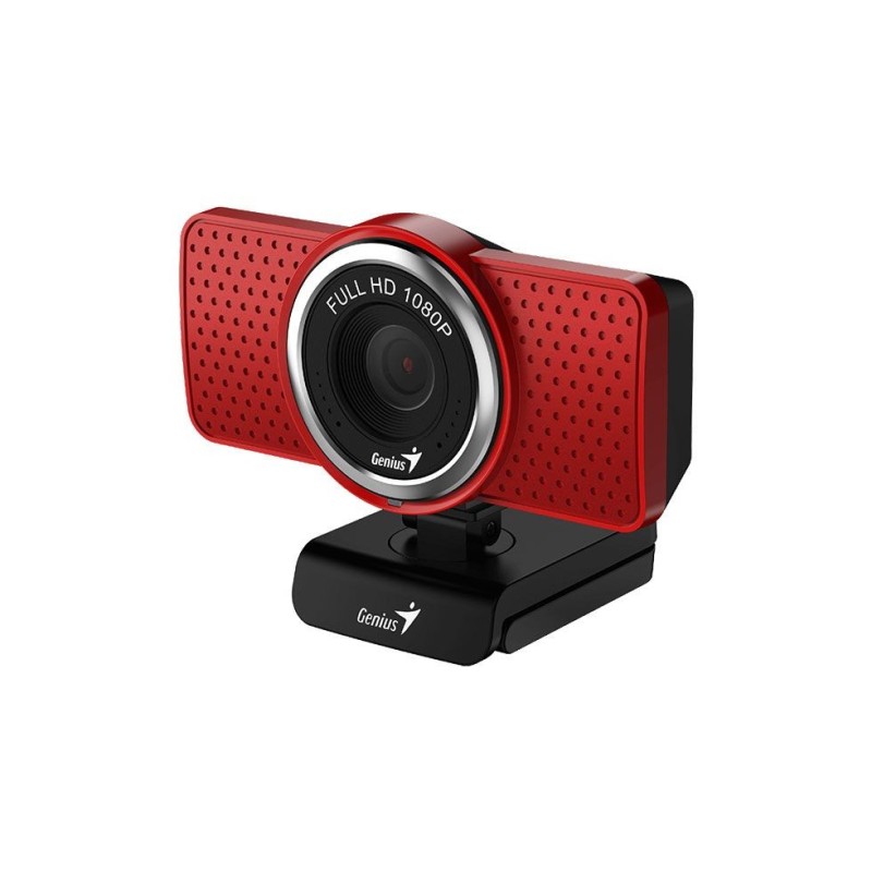 WebCam Genius ECam 8000 FHD Micrófono Roja(32200001401)