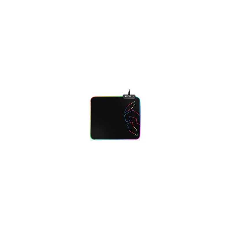 Alfombrilla Gaming KROM Knout RGB Negra (NXKROMKNTRGB)