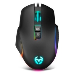 Ratón Gaming KROM KEOS RGB USB-A Negro (NXKROMKEOS)