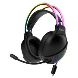 Auric+Micro KROM RGB 3.5mm USB-A Negros (NXKROMKLAIM)